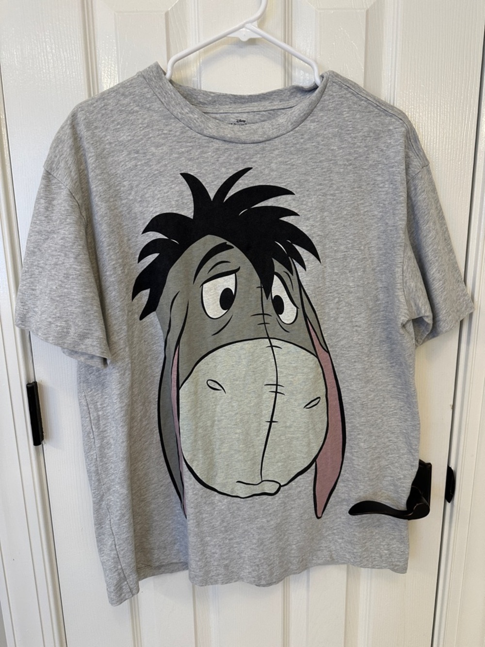 Disney Eeyore Graphic Grey and Pink Kids Tee